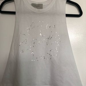 Racerback cropped tank